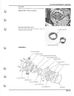 Предварительный просмотр 11 страницы Honda 2006 CRF50F Service & Repair Manual