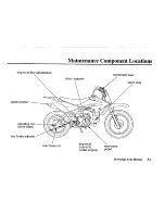 Предварительный просмотр 63 страницы Honda 2006 CRF70F Owner'S Manual