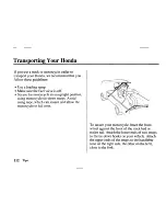 Предварительный просмотр 124 страницы Honda 2006 CRF70F Owner'S Manual