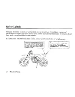 Предварительный просмотр 22 страницы Honda 2006 CRF80F Owner'S Manual