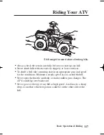 Предварительный просмотр 126 страницы Honda 2006 FourTrax Foreman Rubicon Owner'S Manual