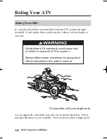 Предварительный просмотр 129 страницы Honda 2006 FourTrax Foreman Rubicon Owner'S Manual