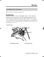 Предварительный просмотр 200 страницы Honda 2006 FourTrax Foreman Rubicon Owner'S Manual