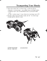 Предварительный просмотр 226 страницы Honda 2006 FourTrax Foreman Rubicon Owner'S Manual