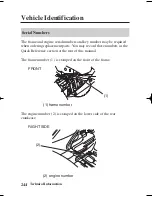 Предварительный просмотр 253 страницы Honda 2006 FourTrax Foreman Rubicon Owner'S Manual