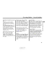 Preview for 38 page of Honda 2006 Odyssey Online Reference Owner'S Manual