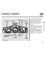 Предварительный просмотр 68 страницы Honda 2006 RIDGELINE Online Reference Owner'S Manual