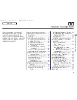 Предварительный просмотр 6 страницы Honda 2006 S2000 Owner'S Manual