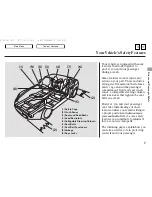 Предварительный просмотр 8 страницы Honda 2006 S2000 Owner'S Manual