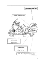 Предварительный просмотр 21 страницы Honda 2006 ST1300PA POLICE Owner'S Manual