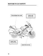 Предварительный просмотр 22 страницы Honda 2006 ST1300PA POLICE Owner'S Manual