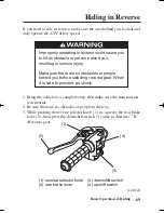 Предварительный просмотр 78 страницы Honda 2006 TRX350FE Fourtrax 4x4 Owner'S Manual