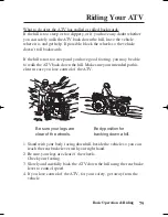 Предварительный просмотр 88 страницы Honda 2006 TRX350FE Fourtrax 4x4 Owner'S Manual