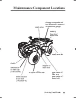 Предварительный просмотр 108 страницы Honda 2006 TRX350FE Fourtrax 4x4 Owner'S Manual