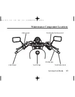 Предварительный просмотр 72 страницы Honda 2007 CMX250C Rabel Owner'S Manual