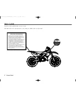 Предварительный просмотр 8 страницы Honda 2007 CR125R Owner'S Manual