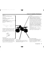 Предварительный просмотр 27 страницы Honda 2007 CR125R Owner'S Manual