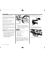 Предварительный просмотр 76 страницы Honda 2007 CR125R Owner'S Manual