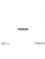 Предварительный просмотр 176 страницы Honda 2007 CRF70F Owner'S Manual