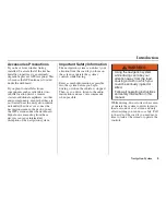 Preview for 6 page of Honda 2007 Odyssey Navigation Manual