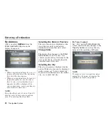 Preview for 23 page of Honda 2007 Odyssey Navigation Manual