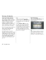 Preview for 27 page of Honda 2007 Odyssey Navigation Manual