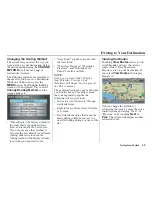 Preview for 46 page of Honda 2007 Odyssey Navigation Manual