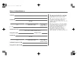 Preview for 2 page of Honda 2007 TSX Owner'S Manual