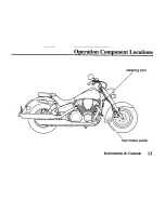 Предварительный просмотр 21 страницы Honda 2007 VTX1300R Owner'S Manual