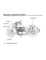 Предварительный просмотр 22 страницы Honda 2007 VTX1300R Owner'S Manual