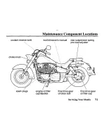 Предварительный просмотр 79 страницы Honda 2007 VTX1300R Owner'S Manual