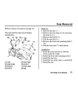 Предварительный просмотр 85 страницы Honda 2007 VTX1300R Owner'S Manual