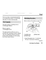 Предварительный просмотр 87 страницы Honda 2007 VTX1300R Owner'S Manual