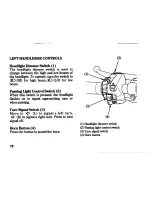 Предварительный просмотр 84 страницы Honda 2008 CBR1000RR Fire Blade Owner'S Manual