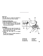 Предварительный просмотр 89 страницы Honda 2008 CBR1000RR Fire Blade Owner'S Manual