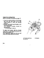 Предварительный просмотр 122 страницы Honda 2008 CBR1000RR Fire Blade Owner'S Manual