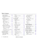 Предварительный просмотр 2 страницы Honda 2008 Civic Hybrid Navigation Manual