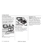 Предварительный просмотр 12 страницы Honda 2008 Civic Hybrid Navigation Manual