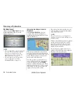 Предварительный просмотр 36 страницы Honda 2008 Civic Hybrid Navigation Manual