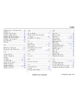 Предварительный просмотр 141 страницы Honda 2008 Civic Hybrid Navigation Manual