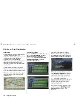 Preview for 77 page of Honda 2008 MDX Navigation System Navigation Manual