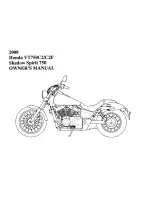 Preview for 5 page of Honda 2008 VT750C2 Shadow Spirit 750 Owner'S Manual