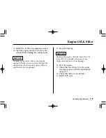 Preview for 183 page of Honda 2009 AQUATRAX F-15 Owner'S Manual