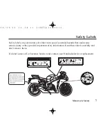 Предварительный просмотр 16 страницы Honda 2009 CBR1000RR Owner'S Manual