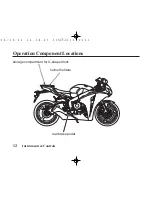 Предварительный просмотр 21 страницы Honda 2009 CBR1000RR Owner'S Manual