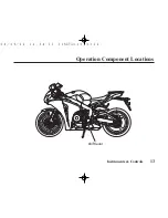 Предварительный просмотр 22 страницы Honda 2009 CBR1000RR Owner'S Manual