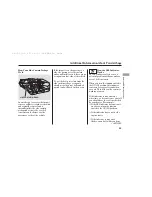 Предварительный просмотр 35 страницы Honda 2009 Civic Sedan Owner'S Manual