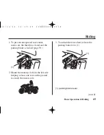 Предварительный просмотр 76 страницы Honda 2009 NSA700A Owner'S Manual