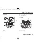 Предварительный просмотр 234 страницы Honda 2009 NSA700A Owner'S Manual