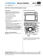 Honda 2009 Pilot Service Bulletin предпросмотр